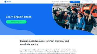 
                            6. Learn English online - busuu