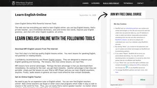 
                            4. Learn English Online - Effortless English
