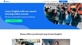 
                            4. Learn English Online - English course with over 70 lessons for ... - Busuu