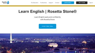 
                            7. Learn English - Rosetta Stone