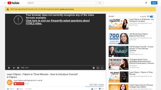 
                            6. Learn Filipino - Filipino in Three Minutes - How to Introduce Yourself ...