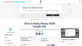 
                            8. Learn How to Make Money With Google Ads - The Balance Small ...