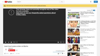 
                            13. Learn how to place orders on Myntra - YouTube