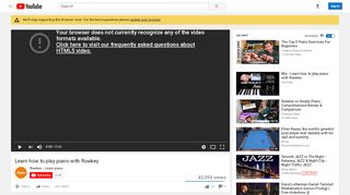 
                            5. Learn how to play piano with flowkey - YouTube