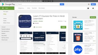
                            6. Learn IT Courses for Free in Hindi LearnVern - Apps on Google Play