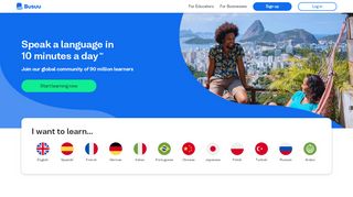
                            5. Learn languages: Spanish, French, German and start for free - busuu