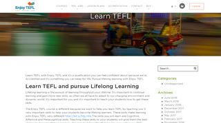 
                            7. Learn TEFL - Enjoy TEFL