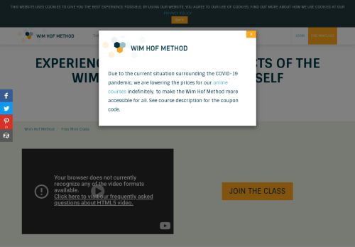 
                            4. Learn the Wim Hof Method | Free 3-part Mini Class