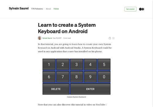 
                            9. Learn to create a System Keyboard on Android – Sylvain Saurel ...