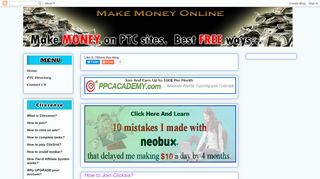 
                            3. Learn To Earn Money On PTC Sites: How to Join Clicksia?