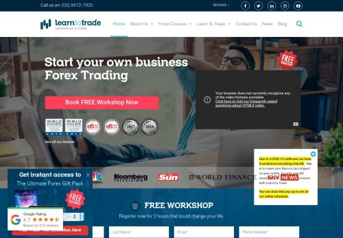 
                            7. Learn to Trade Forex Philippines | Leading Trader Training Educator