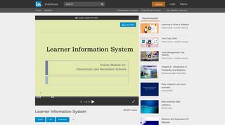 
                            4. Learner Information System - SlideShare