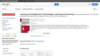 
                            5. Learning and Collaboration Technologies. Learning and Teaching: 5th ...