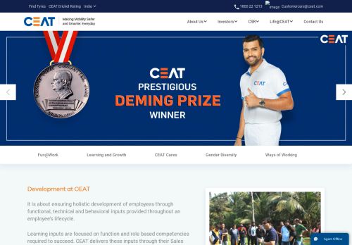 
                            4. Learning and development for employees at CEAT - CEAT Tyres