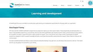 
                            2. Learning and development – HealthCare NZ