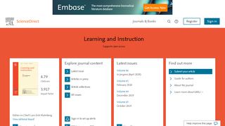 
                            3. Learning and Instruction | ScienceDirect.com