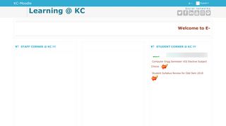 
                            6. Learning @ KC - E Learning Portal of KC College of Engineering ...