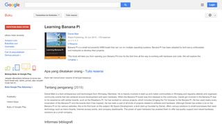 
                            11. Learning Banana Pi - Hasil Google Books