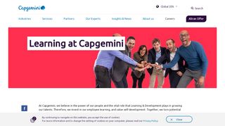 
                            2. Learning & development - Capgemini