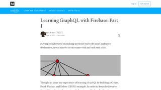 
                            12. Learning GraphQL with Firebase: Part 1 – codeburst