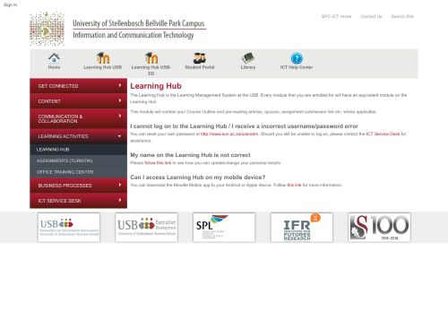 
                            4. Learning Hub - Student Portal