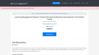 
                            8. Learning Management System Training Principal at ...