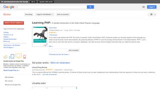 
                            7. Learning PHP: A Gentle Introduction to the Web's Most Popular Language