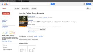 
                            11. Learning Python Design Patterns