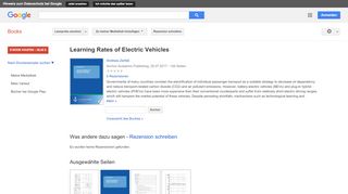 
                            9. Learning Rates of Electric Vehicles