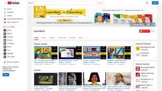 
                            5. LearnNext - YouTube
