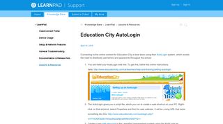 
                            12. LearnPad Tablets for Schools: Lessons Education City AutoLogin