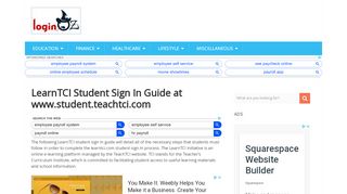 
                            5. LearnTCI Student Sign In Guide at www.student.teachtci.com | Login OZ