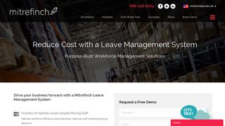 
                            3. Leave Management System | Employee Leave Management - Mitrefinch