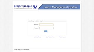 
                            7. Leave Management System :: Login