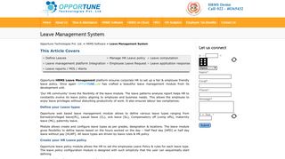 
                            6. Leave Management System, Payroll Appraisal, Online HRMS ...