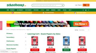 
                            13. Leaving Cert - Exam Papers by Edco - Schoolbooks.ie