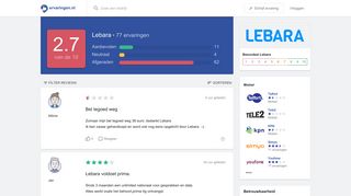 
                            7. Lebara reviews - Ervaringen.nl