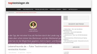 
                            5. lebensfreunde.de - Fake-Testimonials und die versteckten Kosten