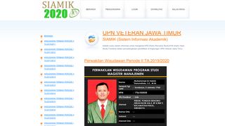 
                            7. lebih lengkap - Sistem Informasi Akademik (SIAMIK) - UPN 