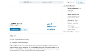 
                            10. LECARE GmbH | LinkedIn