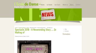 
                            10. l'Ecole de Danse Brigitte Kher :: Spectacle 2018 - A Neverending Story ...