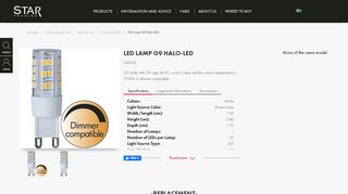 
                            13. LED Lamp G9 Halo-LED - Star Trading