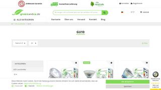 
                            7. LED Leuchtmittel - Fassung GU10 - bei greenandco.de online kaufen ...