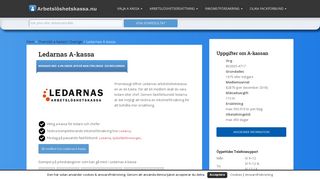 
                            10. Ledarnas A-kassa | Arbetslöshetskassa.nu