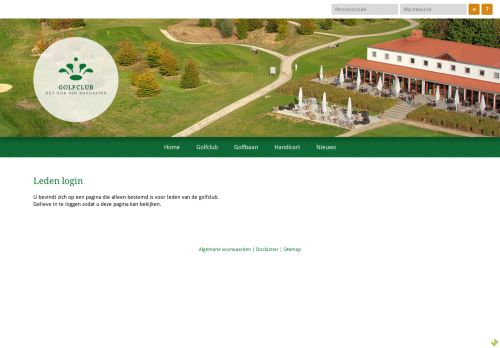 
                            1. Leden login | Golfclub Het Rijk van Margraten