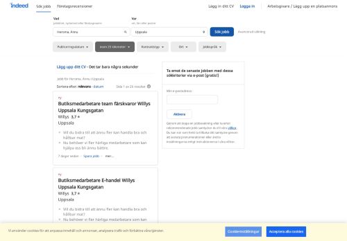 
                            9. Lediga jobb för Heroma, Ännu i Uppsala | Indeed.com