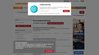 
                            6. Lediga jobb - Processbemanning | Jobbsafari