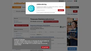 
                            13. Lediga jobb - Timecare Eskilstunakommun | Jobbsafari