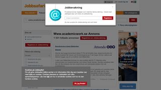 
                            4. Lediga jobb - Www.academicwork.se Annons | Jobbsafari