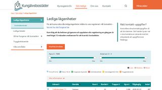 
                            3. Lediga lägenheter - Kungälvsbostäder